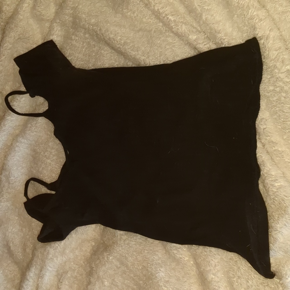 Black laced shirt